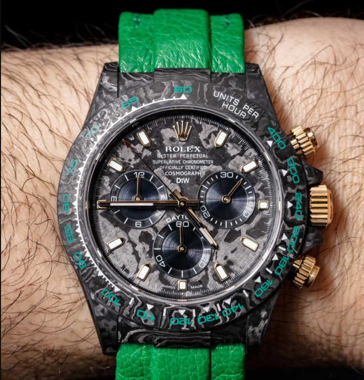 With A Designa Individual Aftermarket Carbon Daytona & Feelings About Customized Fake Rolex Watches