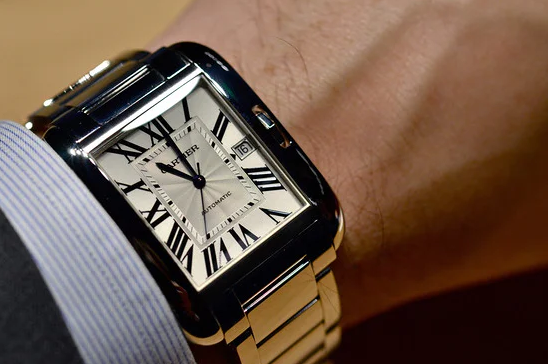 cartier tank in house movement